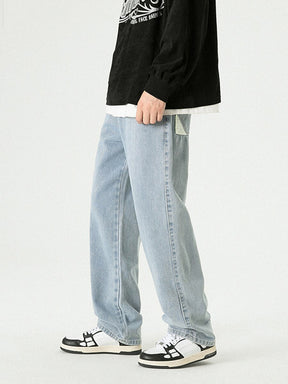 Retro Loose Straight Wide Leg Pants