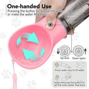 Travel Pet Drinker and Poop Dispenser