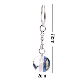 Glass Ball Keychain