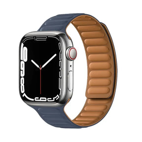 Leather Link Magnetic Loop Bracelet iWatch Series