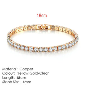 Fashion Multicolor Tennis Bracelet for Women