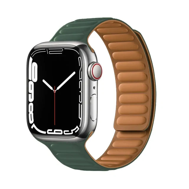 Leather Link Magnetic Loop Bracelet iWatch Series