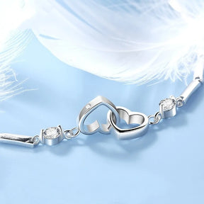 Double Heart Bracelet