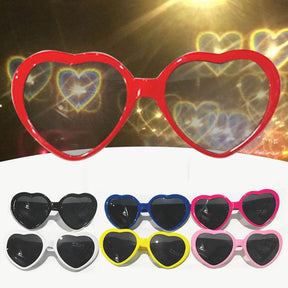 Heart Shape Light Change Sunglasses