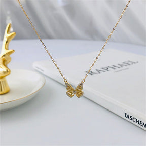 Clavicle Chain Butterfly Necklace