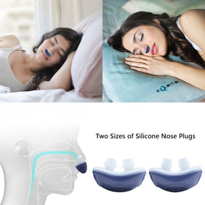 Micro-CPAP Anti Snoring Electronic Device