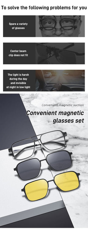 Magnetic Polarized Sunglasses