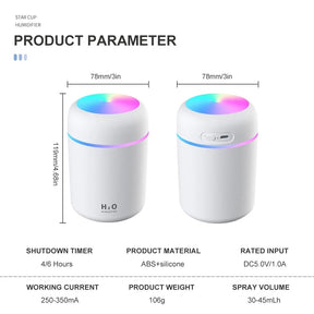 Colorful Night Light Humidifier