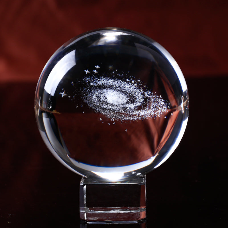 6/8cm Galaxy Miniature 3D Crystal Ball