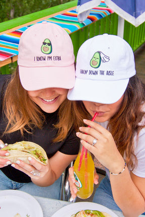 Guacin' Down the Aisle - Fiesta Avocado Hats!