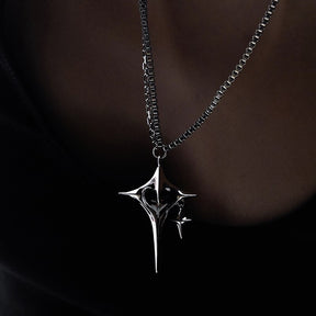 Big Cross Pendent Necklace