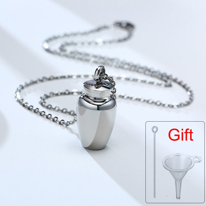 Openable Earthen Jar Columbarium Shape Pendant