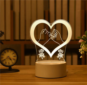 3D Led Night Light Model Toys