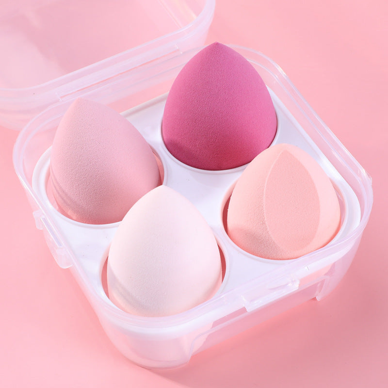 4pcs Makeup Sponge Powder Puff Dry and Wet Combined