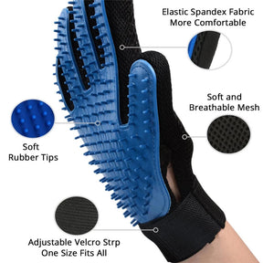 Pet Grooming Brush Glove