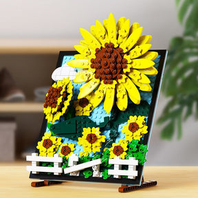 Sunflower Mosaic Painting Bricks Toy