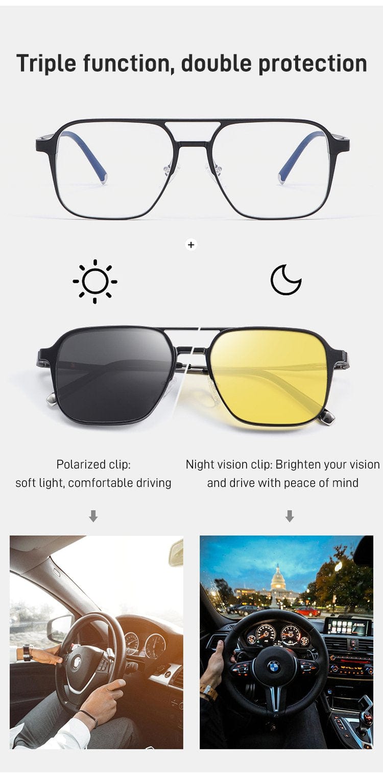 Magnetic Polarized Sunglasses