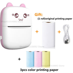 Cat Shape Mini Printer