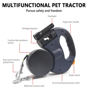 Automatic Dual Retractable Dog Leash