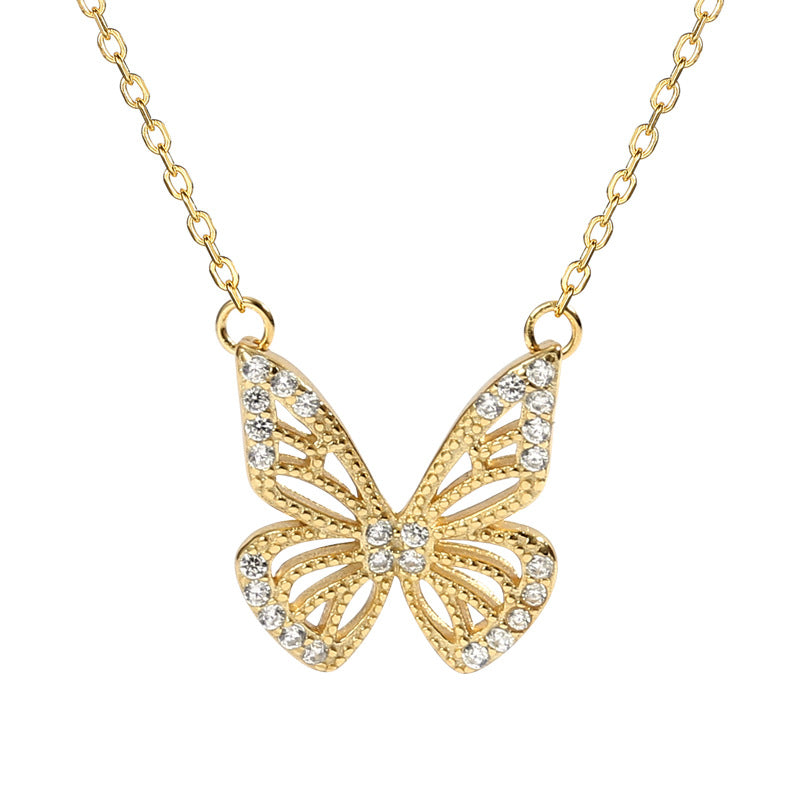 Clavicle Chain Butterfly Necklace