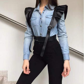 Double Shoulder Strap  Fashion Belt