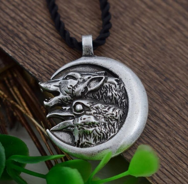 Wolf Head Necklace Pendant