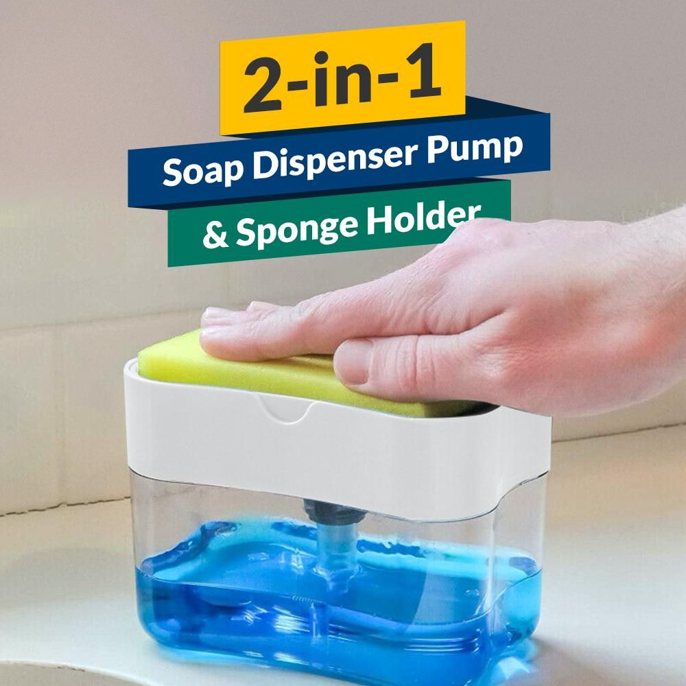 Soap Dispenser and Sponge Caddy