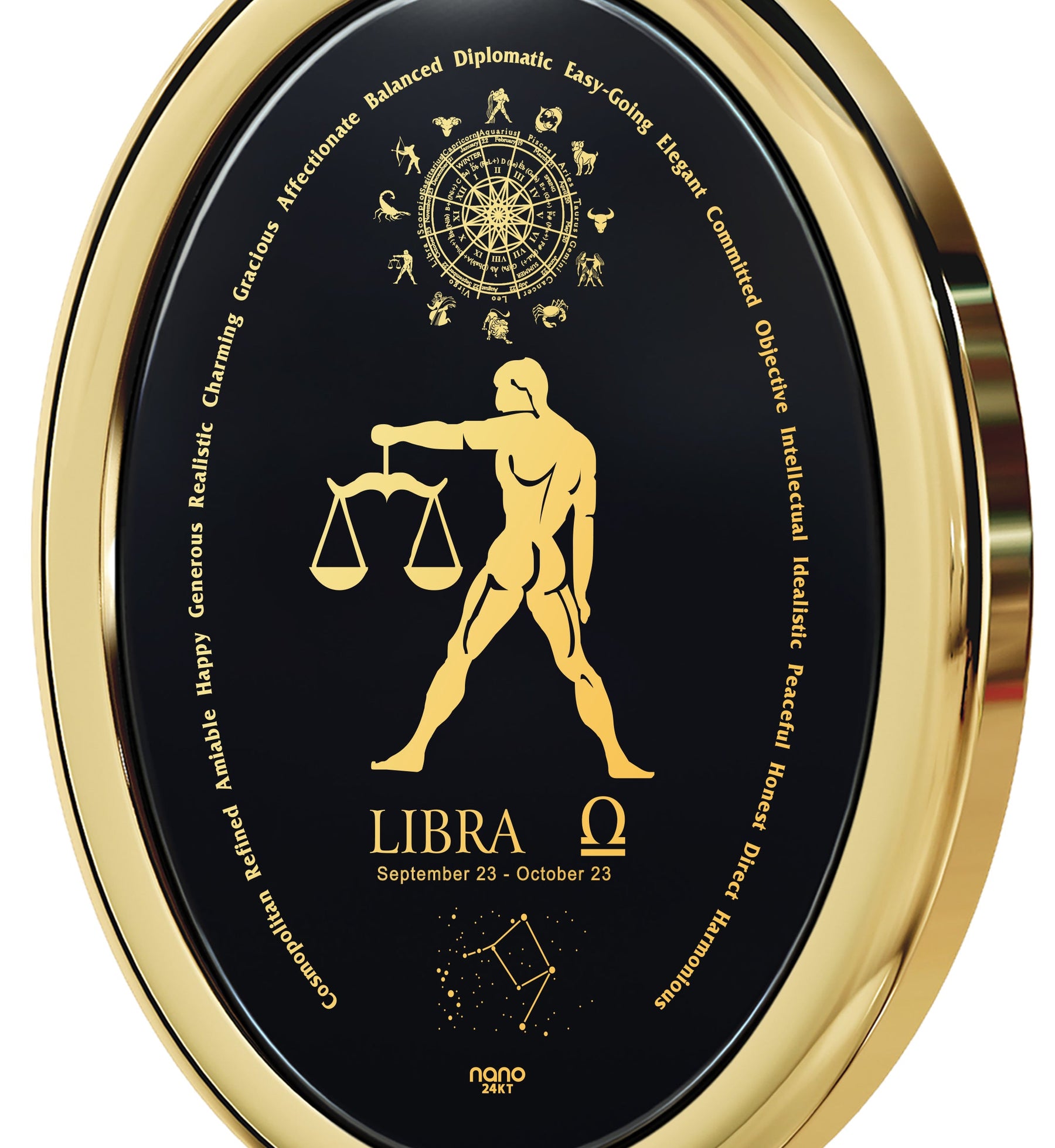 Libra Zodiac Necklace