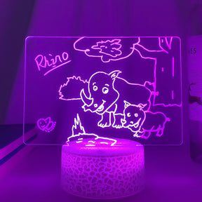 Rewritable Night Light