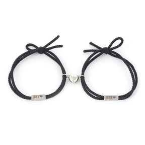 Couple Magnet Hand Woven Rope Bracelets