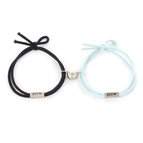 Couple Magnet Hand Woven Rope Bracelets