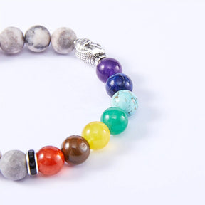 Zebra Jasper Stone Chakra Bracelet