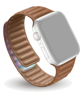 Leather Link Magnetic Loop Bracelet iWatch Series