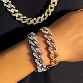 Crystal Cuban Link Bracelet