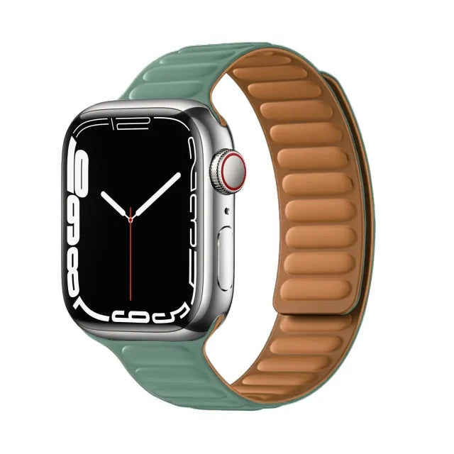 Leather Link Magnetic Loop Bracelet iWatch Series