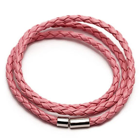 Colorful Fashion PU Braided Leather Bracelet