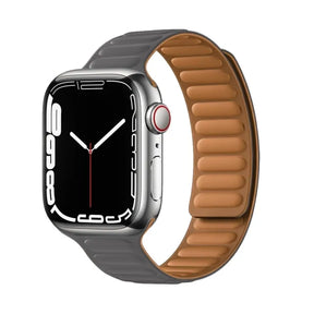 Leather Link Magnetic Loop Bracelet iWatch Series